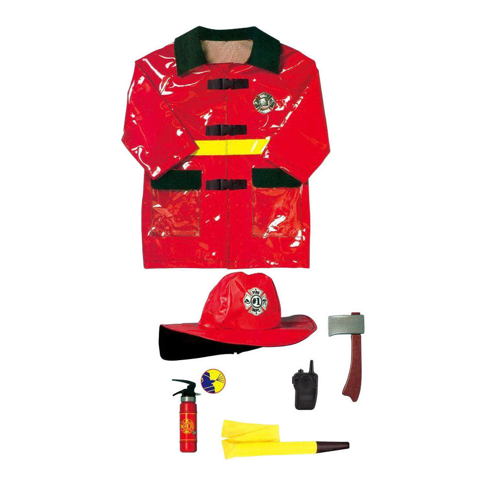 Brandweerman outfit met accessoires