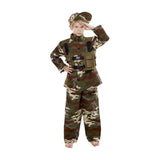 Verkleedpak militair - maat 128