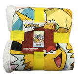 Pokémon pokemon evolutions flis pled 100x150cm