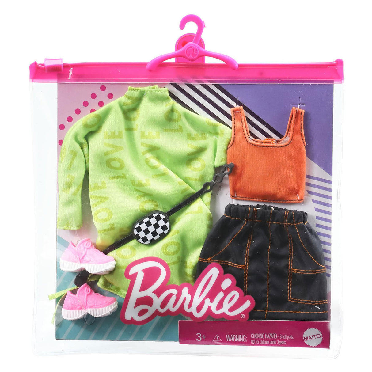 Mattel barbie modepopkleding en accessoires