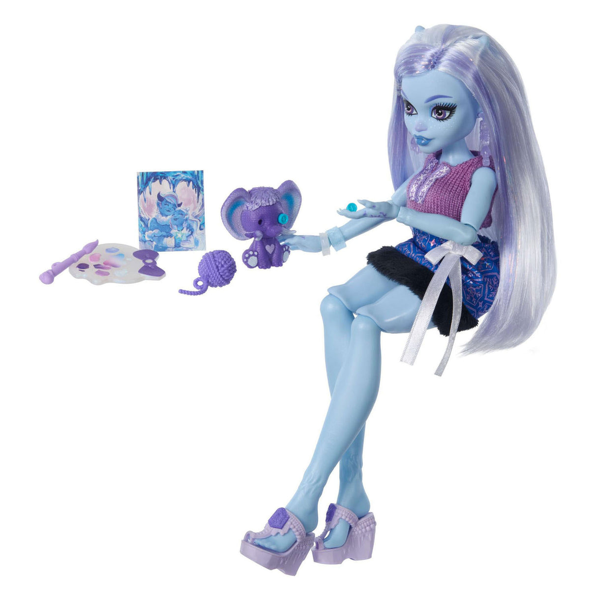 Mattel monster high pop self scare secrets abbey bominable