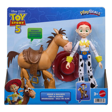 Mattel disney og pixar toy story 5 jessie og bullseye figur 18 cm 2 enheter