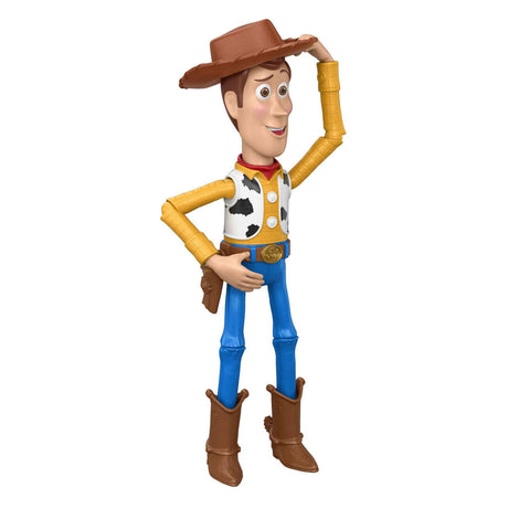 Mattel Disney og Pixar Toy Story 5 stor Howdy Partner Woody figur på 30 cm - bevegelig leke - vippehatt