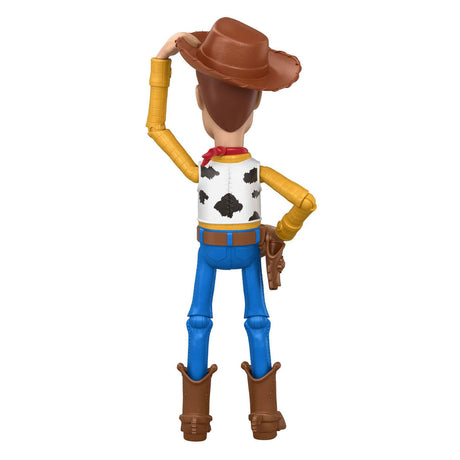 Mattel Disney og Pixar Toy Story 5 stor Howdy Partner Woody figur på 30 cm - bevegelig leke - vippehatt