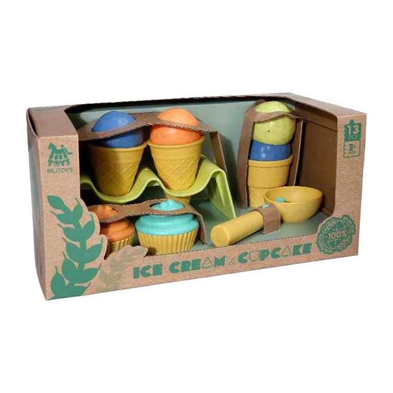 Bio ijsjes en cupcakes set - 13dlg.