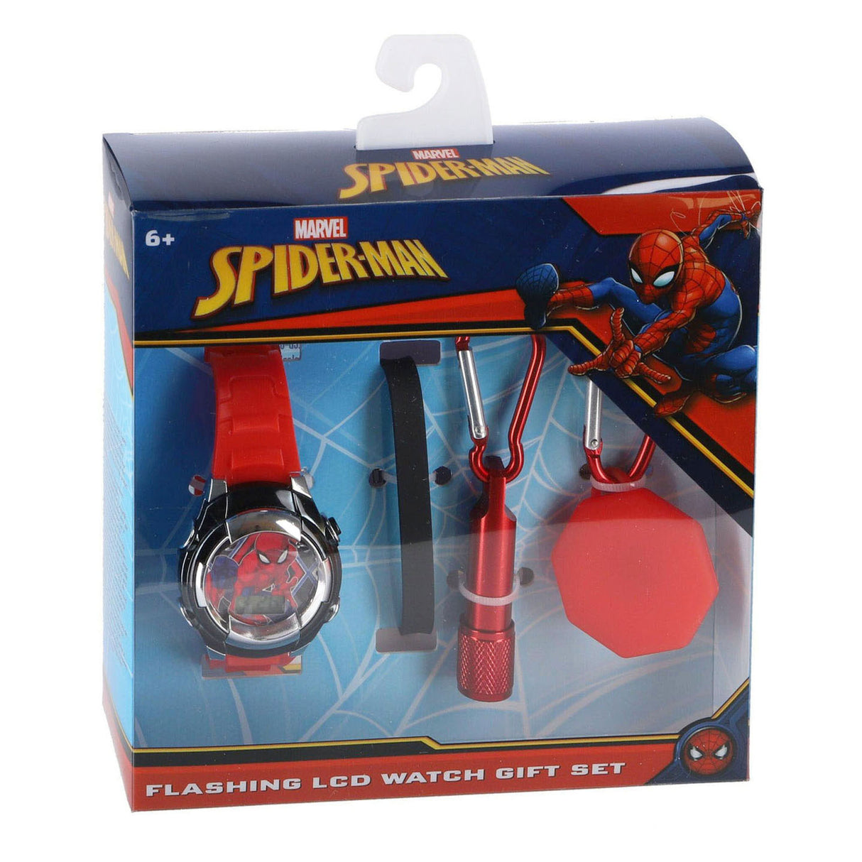 Accutime spiderman watch gift set