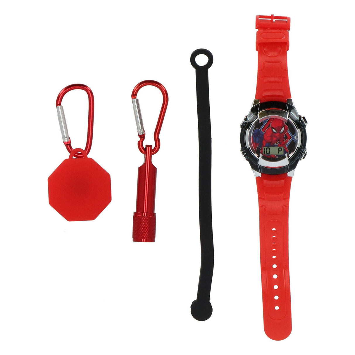 Accutime spiderman watch gift set