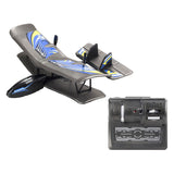 Stříbrné rc letadlo b-wing evo modré