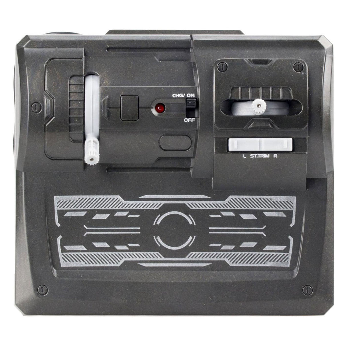 Stříbrné rc letadlo b-wing evo modré