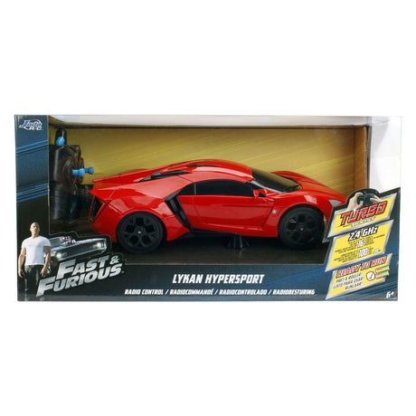 Jada Toys - rc Car Fast Furious Lykan Hypersport 1:16 - Fernsteuert Auto - Radiokontrolléiert Auto