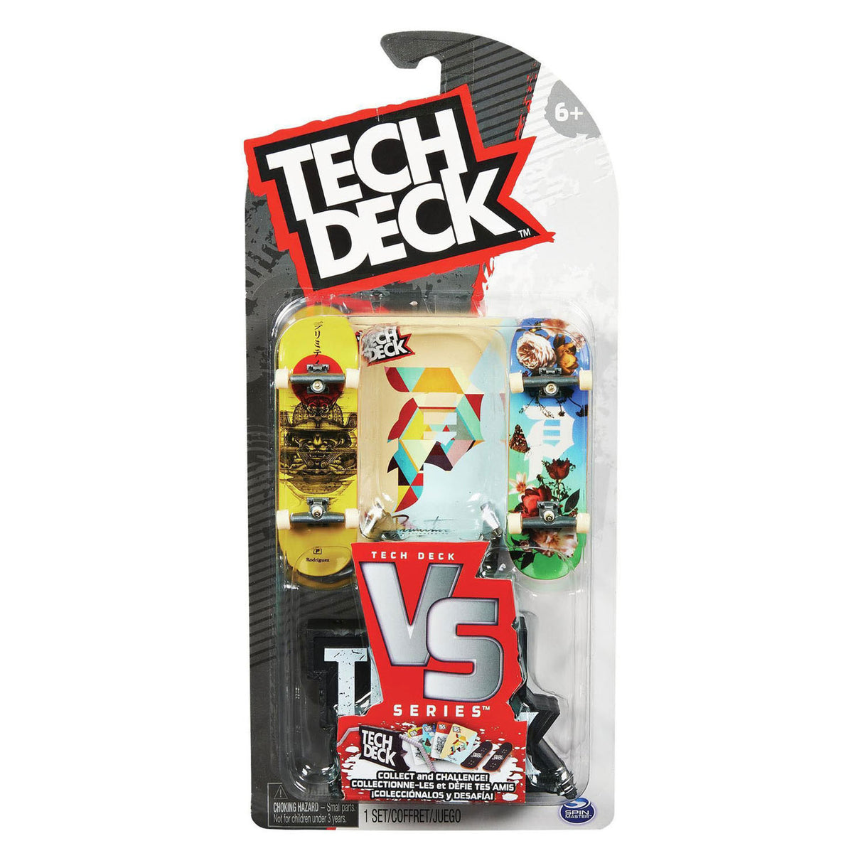 Spin master tech deck versus sorozat készlet 2 ujjas gördeszkával