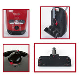 Klein toys miele vacuum cleaner - toy - incl. sound effects and practical handle - red