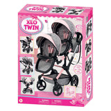 Xeo duo tweelingpoppenwagen - 46 cm