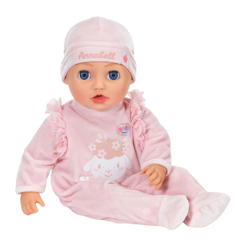 Boneca Baby Born Annabell 43cm com acessórios e som.