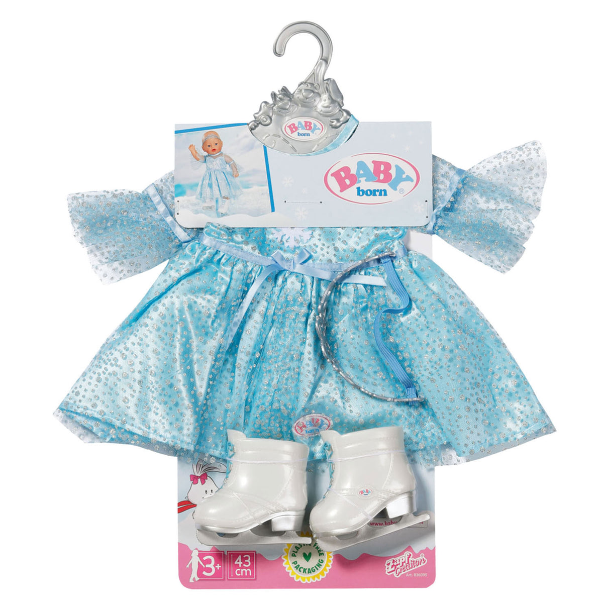 Bébé né princesse sur glace (43 cm)