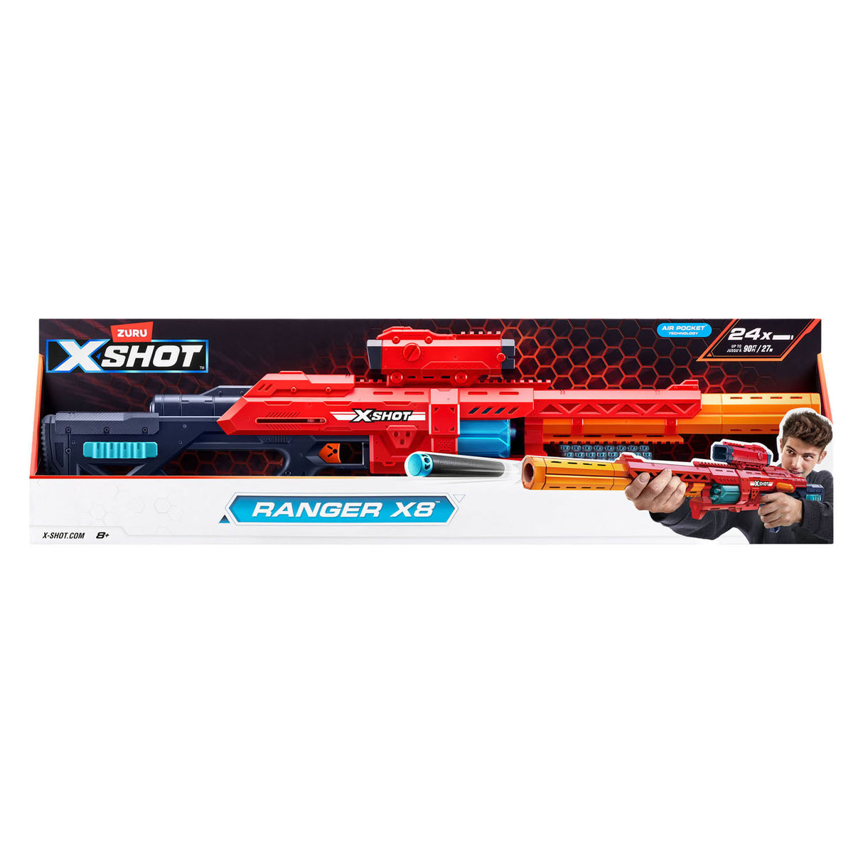 Zuru x-shot excel x8 (24 fléchettes)