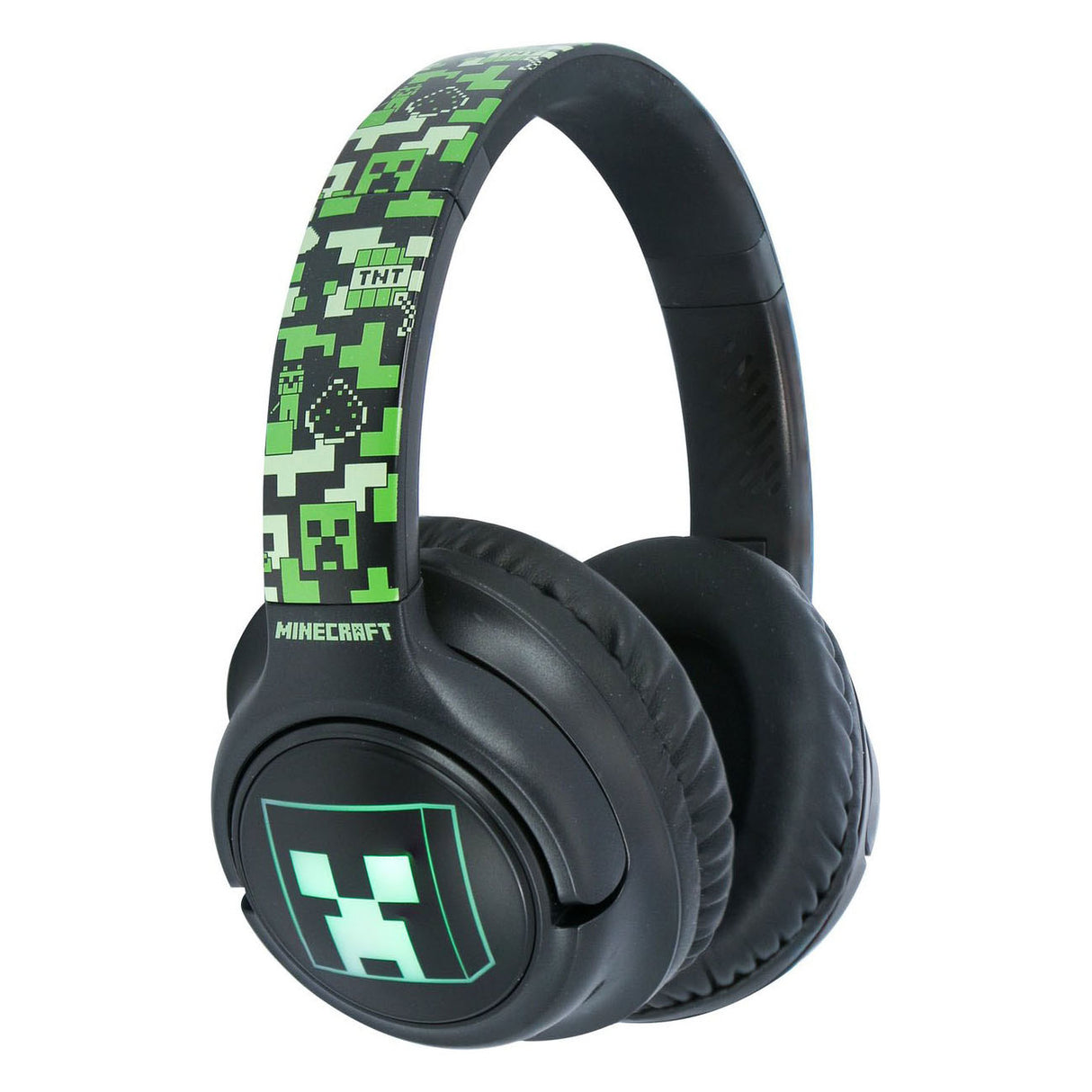 Minecraft bluetooth koptelefoon led light up