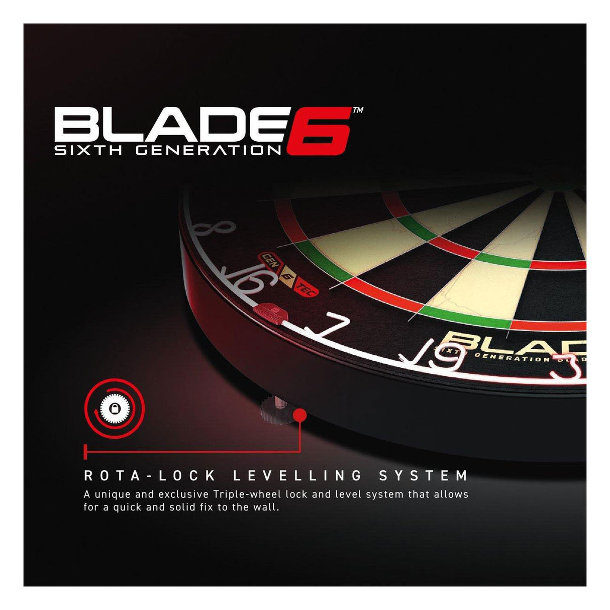Ty winmau blade 6 dartbord