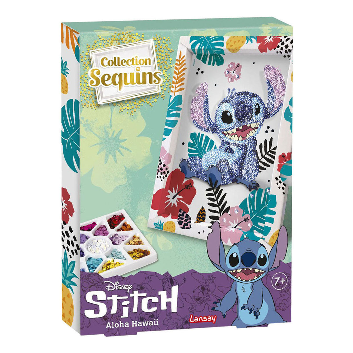 Collection sequins - knutselset stitch paillettenschilderij
