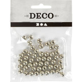 Creativ Company beads silver, 50 pcs.