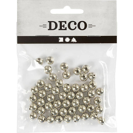 Creativ Company Bead Silver, 50st.