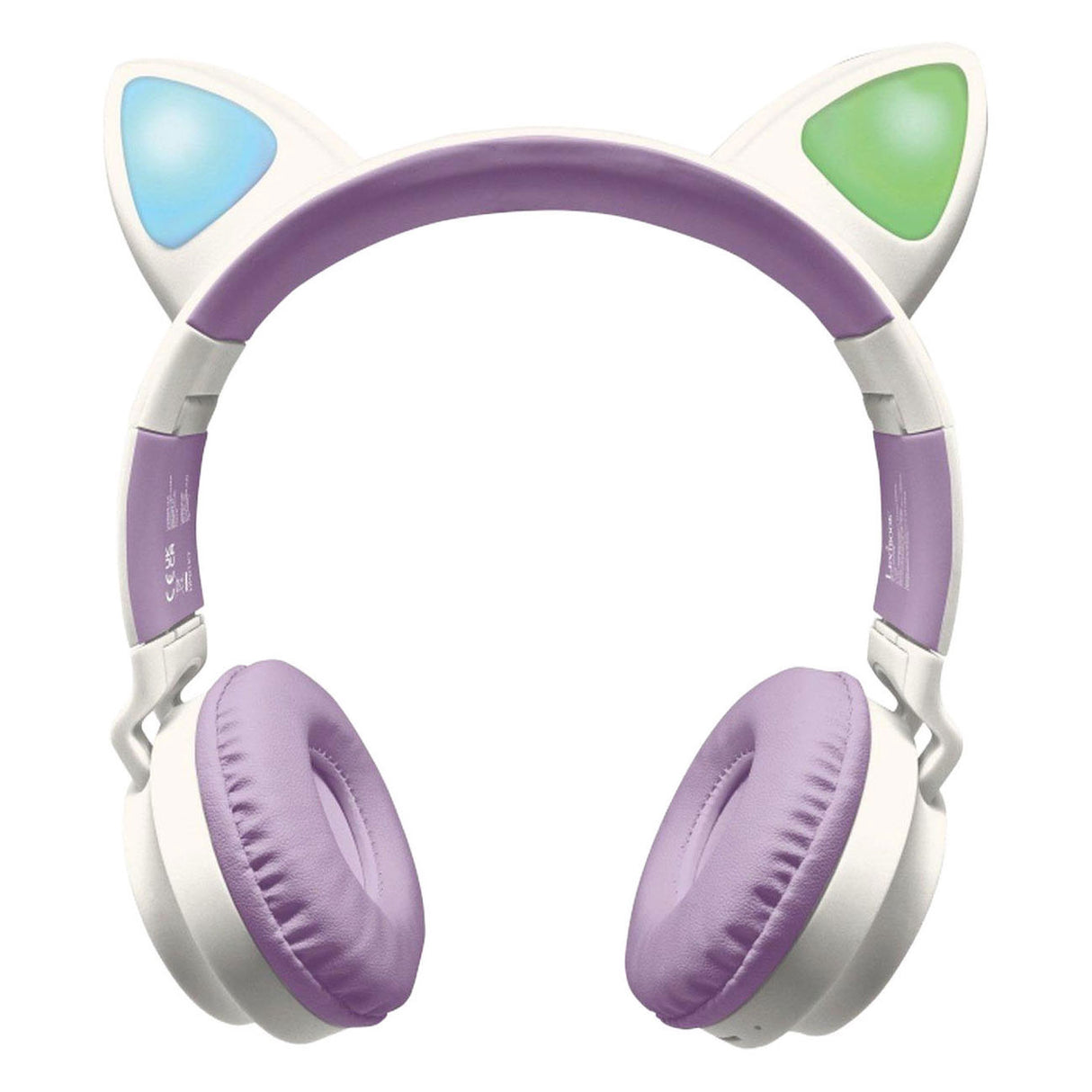 2-in-1 bluetooth koptelefoon met licht kattenoren