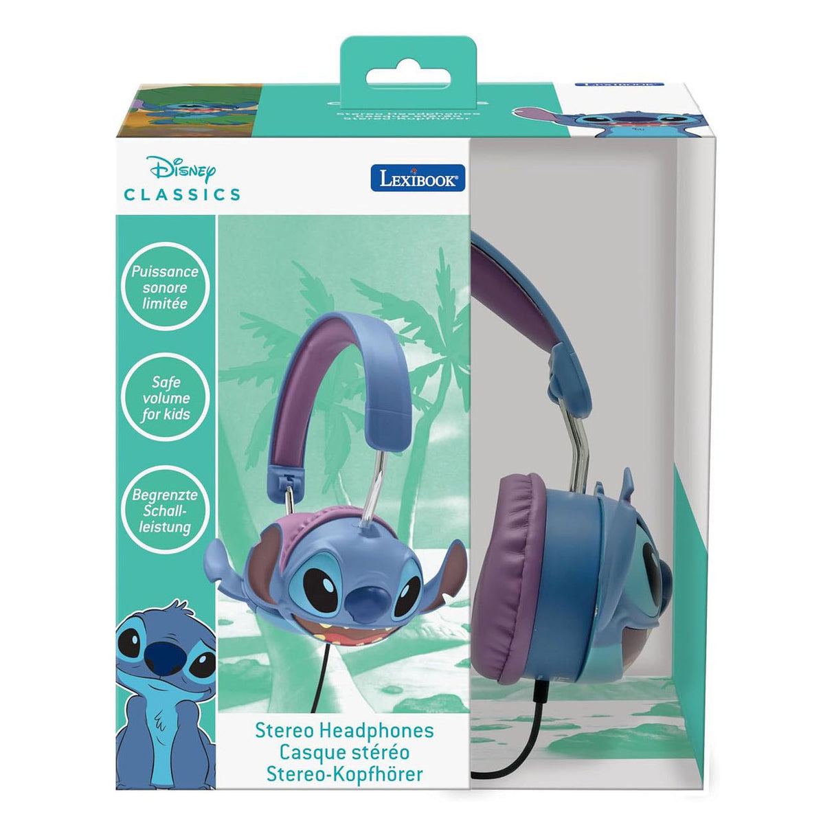Imp stitch lexibook bedrade 3d-koptelefoon