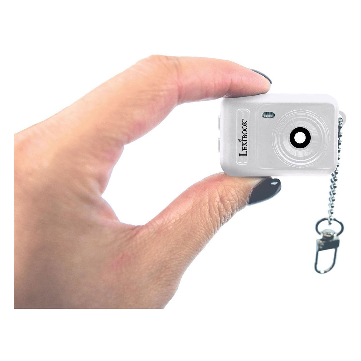 Lexibook Keychain Miniatur Digitalkamera wäiss mat agebaute Flash Memory