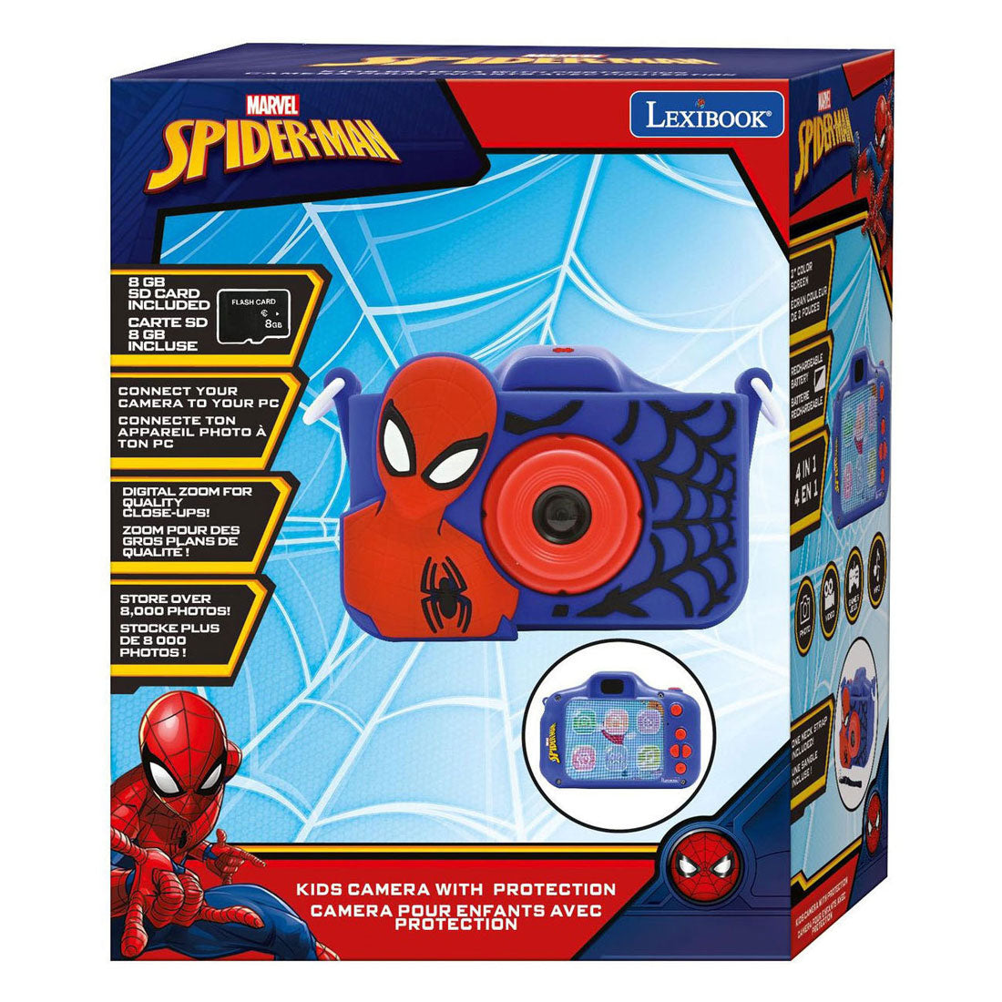 Lexibook children's camera with spider-man protection