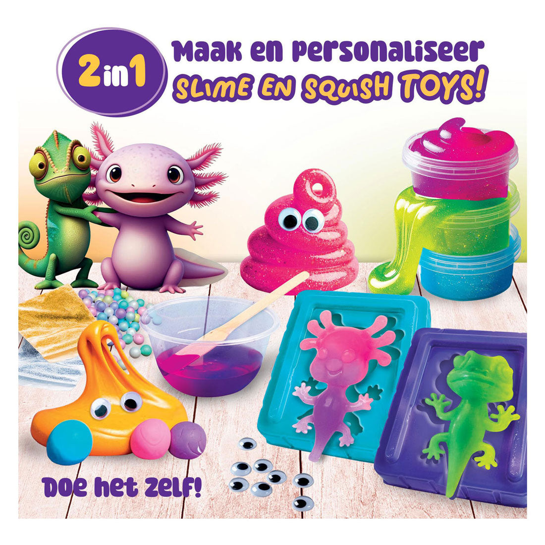 Ty slumi science squish slime doe-het-zelf kit