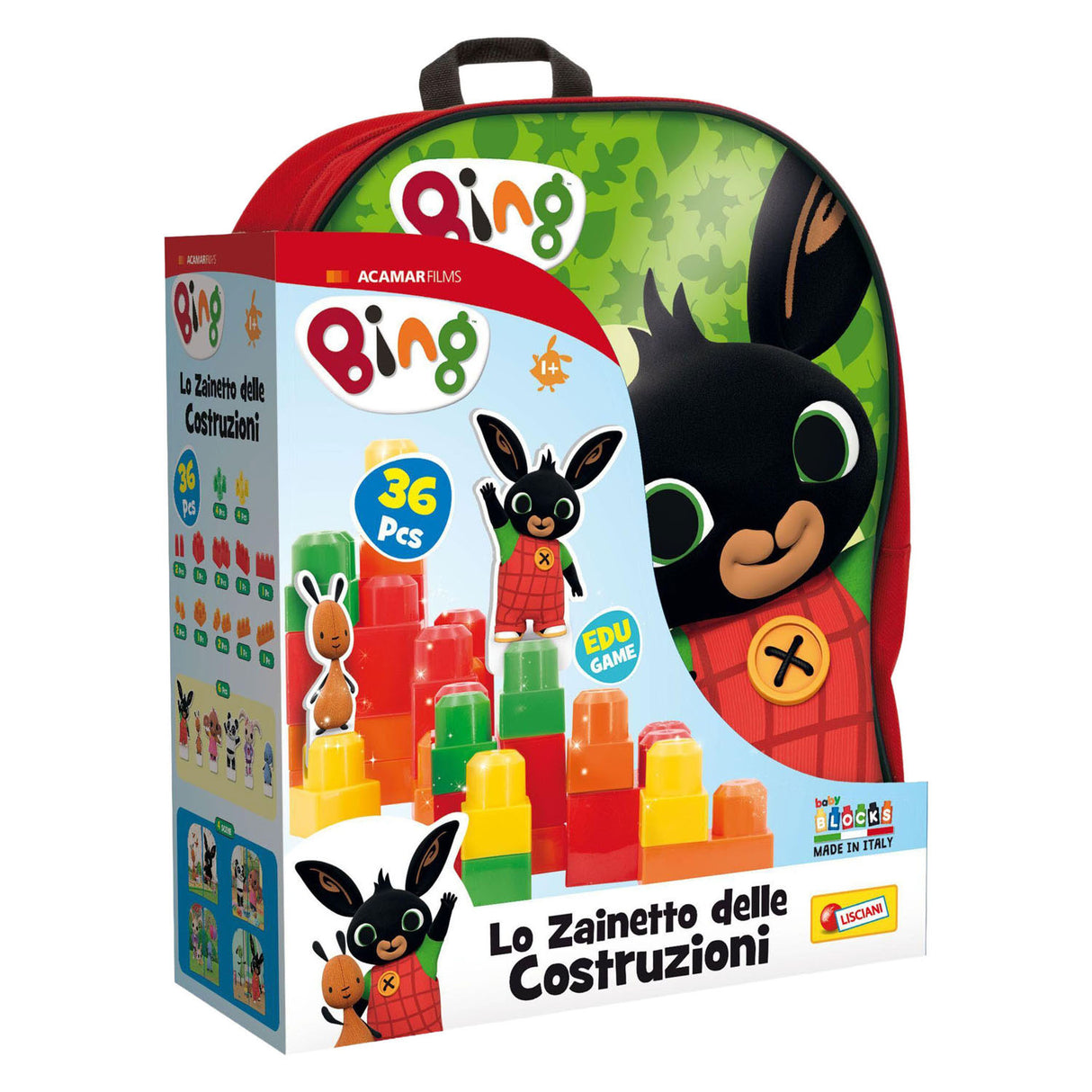 Lisciani bing zainetto block