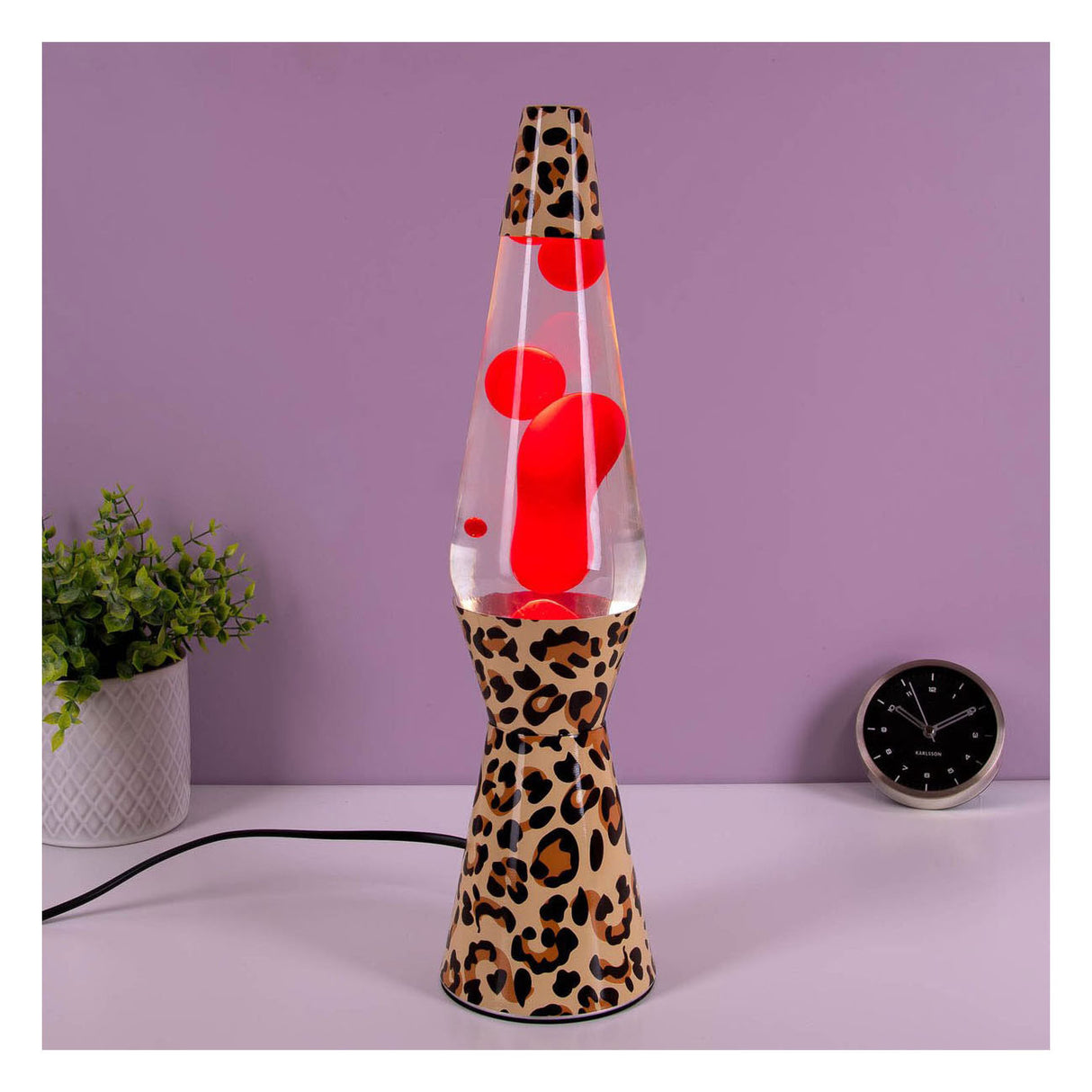 Fisura bullet lava lamp leopard