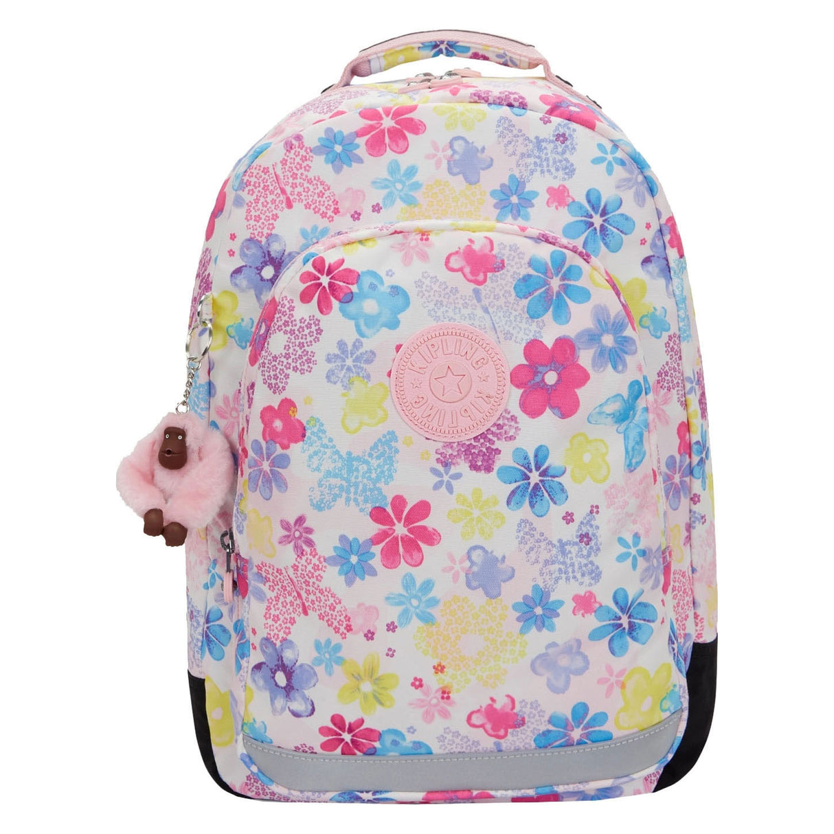 Kipling class room rugzak - flower stamp
