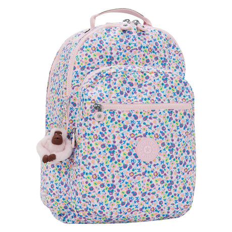 Kipling seoul laptop rugzak - digi flower print