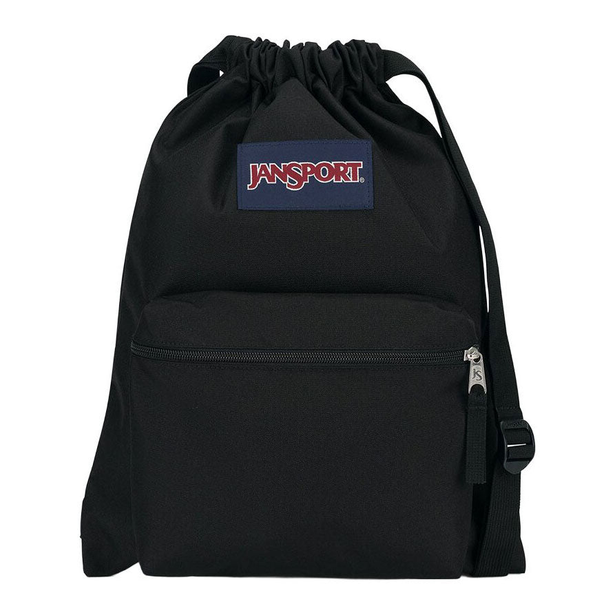 Jansport gymtas draw sack black