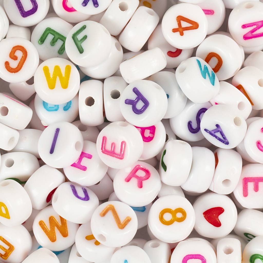 Empresa criativa https: www.cchobby.nl letterbeads-size-7-mm-holesize-1-2-mm-approx-200-piece-white-25-gr-1-box-699070