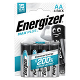 Energizer max plus AA alkaline batteries 4 pcs.