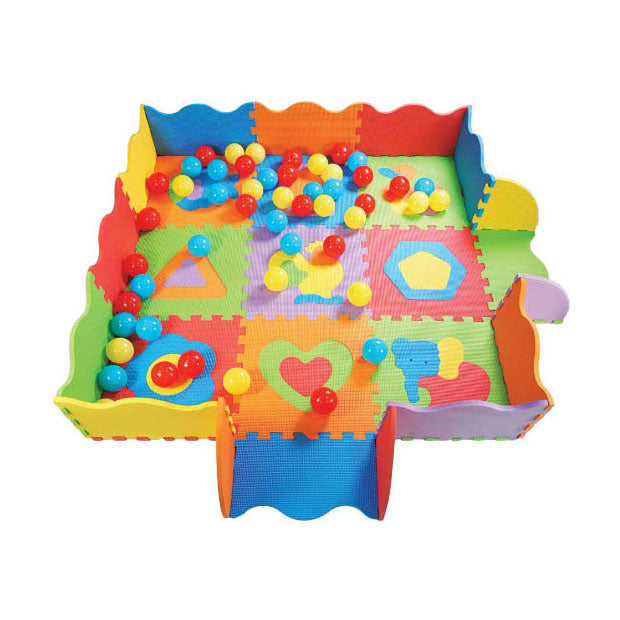 Foamtegels met rand en 40 ballen