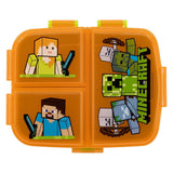 Minecraft lunchbox met 4 compartimenten