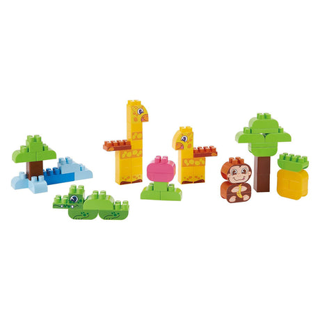 Ecoiffier abrick kist bouwblokken jungle - 200st.