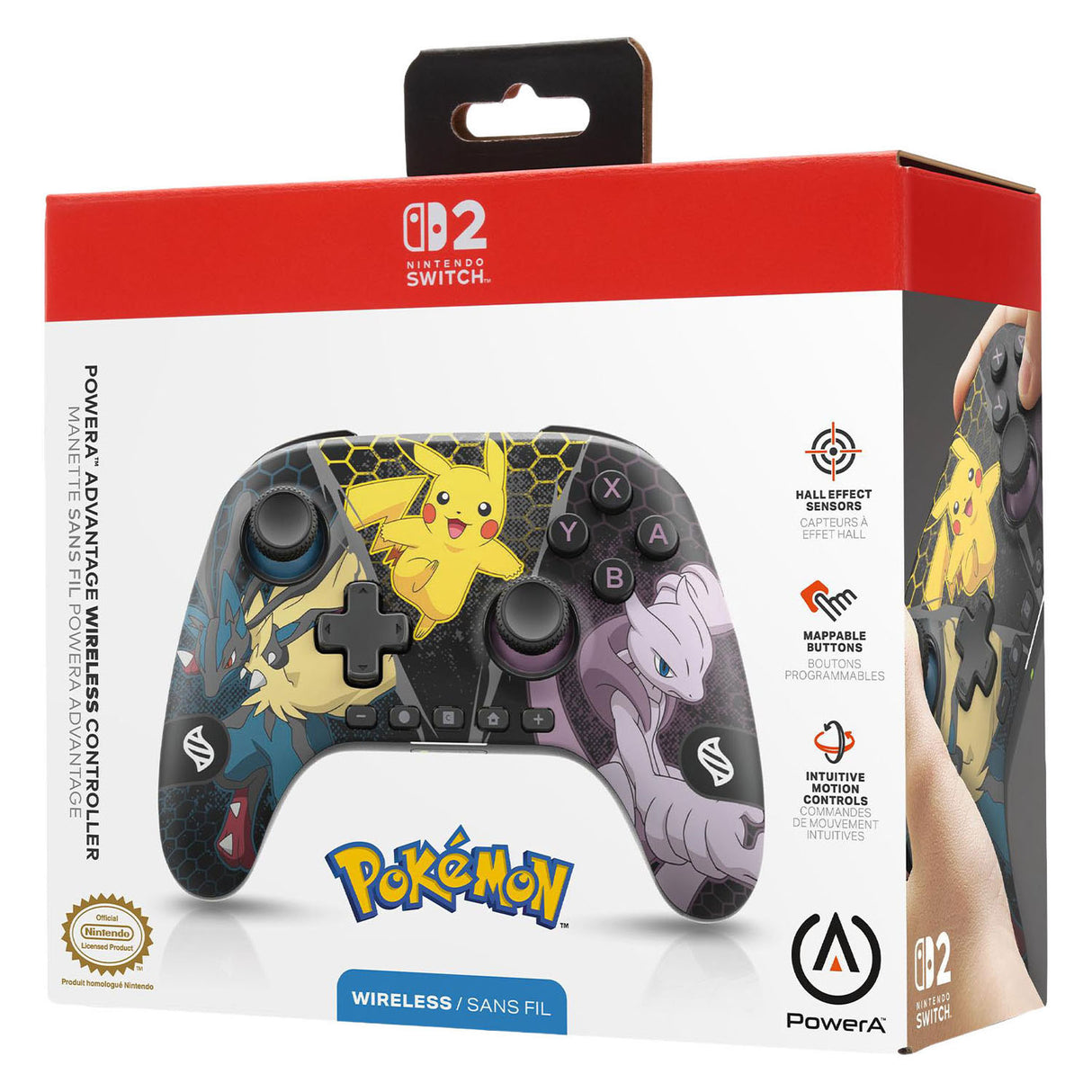 Pokémon power a switch 2 wireless controller beschermhoes - mega evolutions
