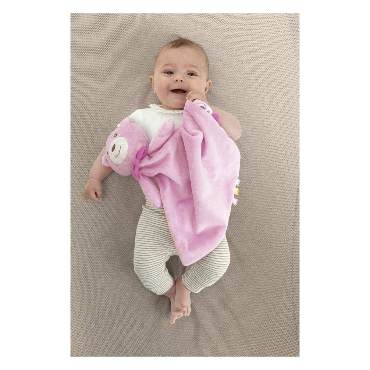 Maxi knuffel roze 47x40cm