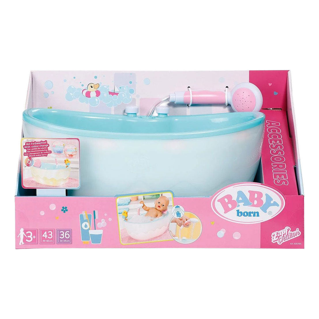 Baby geborene Badewanne