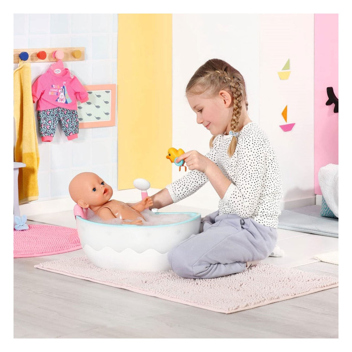Baby geborene Badewanne