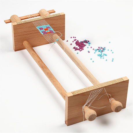 Creativ company bead loom, l: 26 cm, w: 11.5 cm, 1 piece
