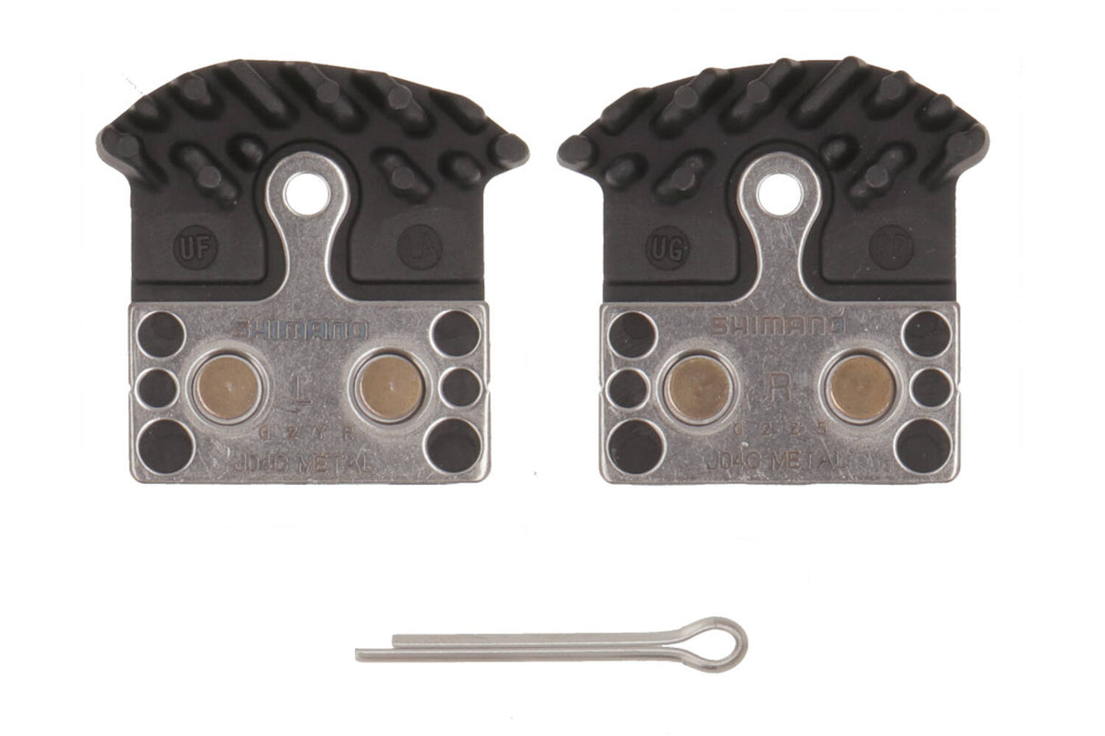 Shimano Disc Brems Block Set J04C Metal mit Kühlflossen