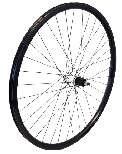 KGS Ryde Roue arrière 28 pouces (622) Cassette noire 8-10 Axe fixe