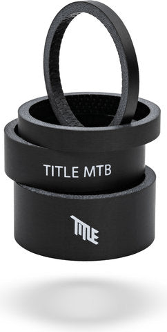 Title mtb headset spacer kit carbon 1 1 8