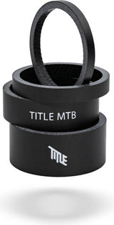 Title mtb headset spacer kit carbon 1 1 8