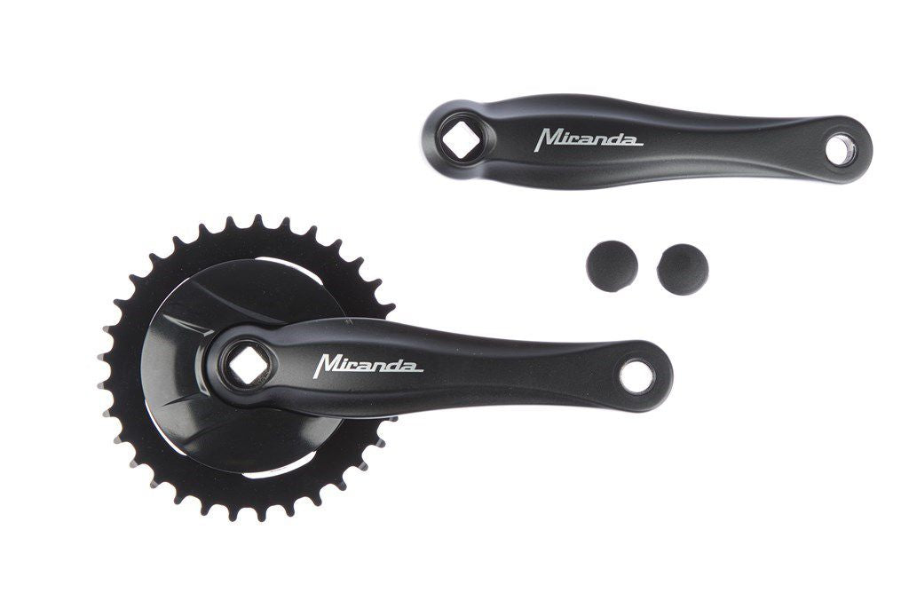 Miranda Beta 1 Crank Conjunto con disco 92 mm 33t 3 32 Negro